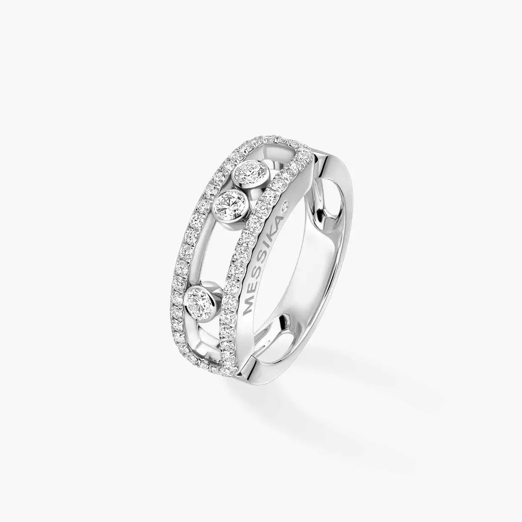 Messika Move Classique Pavé Diamond Ring